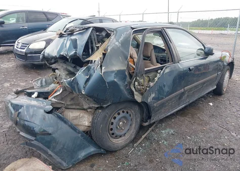 1995 Honda Civic Ex from USA, damaged, VIN JHMEH9692SS011614